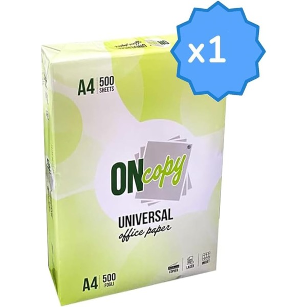 CARTA A4 ONE COPY UNIVERSAL 75G RISMA 500 FOGLI