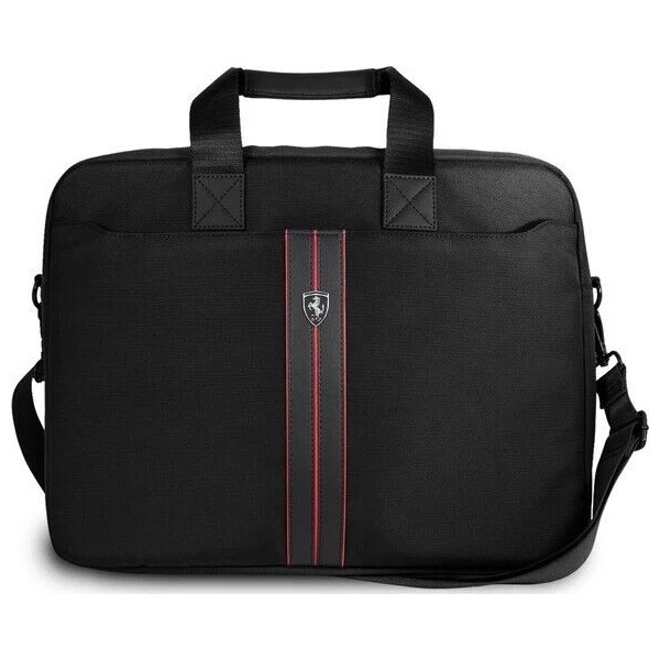 FERRARI COMPUTER BAG 15” 2 TASCHE ESTERNE NERO FEURCB15BK