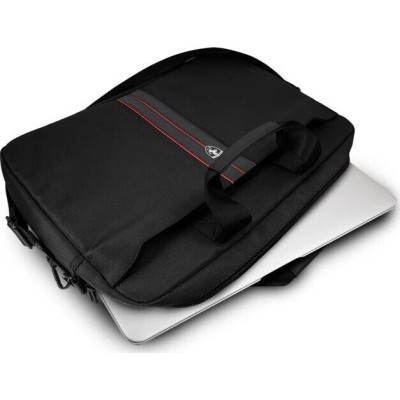 FERRARI COMPUTER BAG 15” 2 TASCHE ESTERNE NERO FEURCB15BK